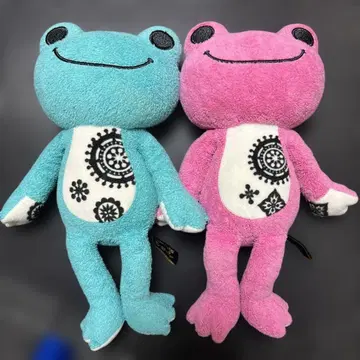 킨프로 x 피클스 콜라보 봉제 인형 세트 개구리 피클스