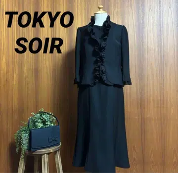 TOKYO SOIR 블랙 포멀 수트 원피스 수트