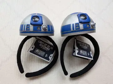 WDW 해외 디즈니 한정 스타 워즈 R2D2 머리띠 2개