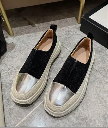 La-gomme 통굽 슬립온 (사이즈 39) 24.0 ~ 24.5cm