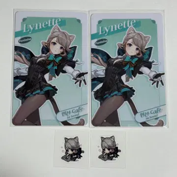 원신 리넷 한국 카페 포토 카드 달력 스티커 공식 정품