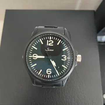 Sinn 656S 자동 와인딩 블랙 PVD 생산 종료 류즈 수리 완료