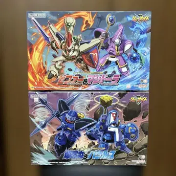 모데로이드 류 나이트&진심 도라 폭렬환&바우루스 세트