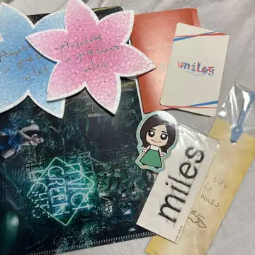 milet FC 회원 한정판 혜택 책갈피 스티커 클리어 파일 카드 등