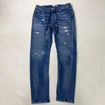 PMDS BARRET 데미지 가공 저지 데님 팬츠