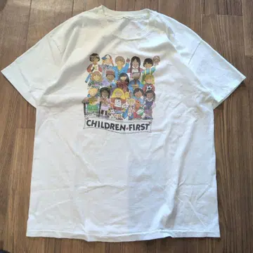 90년대 칠드런 퍼스트 T셔츠 퍼니T셔츠 싱글 스티치