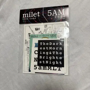 milet 5AM 스티커 세트