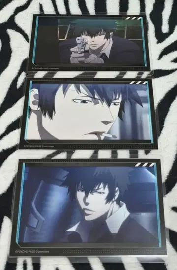 사이코패스 EXHIBITION 코가미 신야 엽서 3종 라미네이티드
