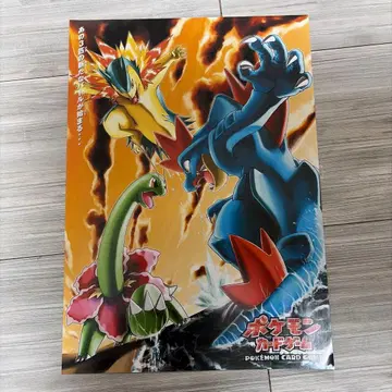 포켓몬 카드 메가니움, 블레이범, 대포문 판매 촉진 포스터 F145