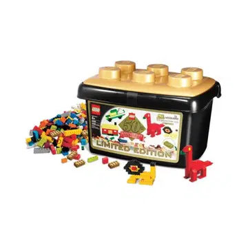 LEGO 50주년 한정판 세트 블랙과 골드 수납 박스 포함