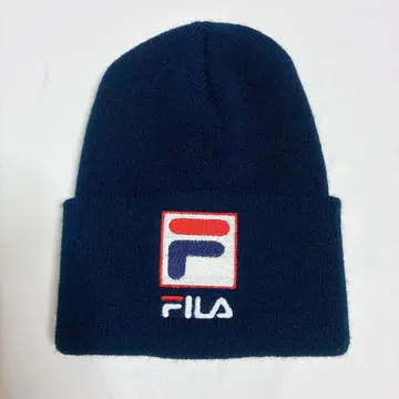 FILA 휠라 USA제 자수 로고 비니 니트 모자 구제 의류 올드