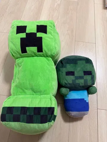 Minecraft 크리퍼 미니 좀비 봉제 인형 세트