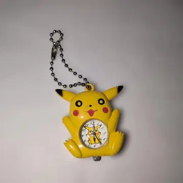 포켓몬스터 피카츄 소형 시계 (키링형)