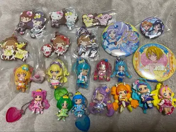 프리큐어 키링 캔 배지