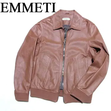 24SS 소버린 별주 엠메티 LIDO 가죽 자켓 46 브라운