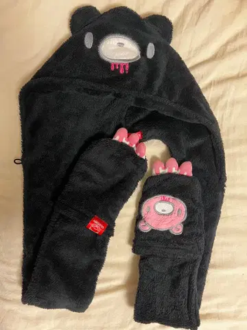 GLOOMY 그루머리 머플러 장갑 모자