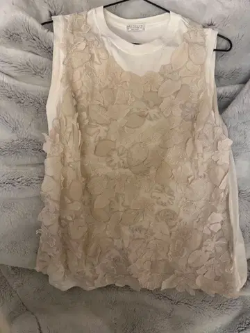 BRUNELLO CUCINELLI 꽃무늬 슬리브리스