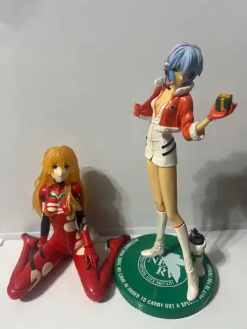 에반게리온 아야나미 레이 아스카 피규어 2체 묶음 판매