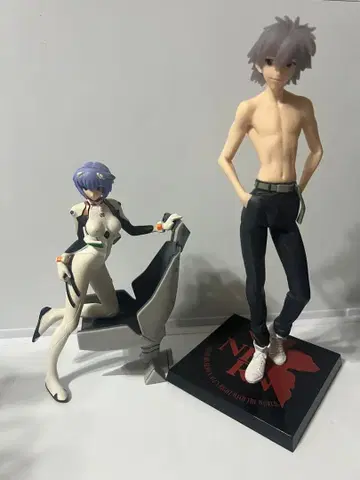 에반게리온 아야나미 레이 나기사 카오루 피규어 2체 묶음 판매
