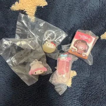 산리오 가챠가챠 모음 메지루시 액세서리 마이멜로디 키티