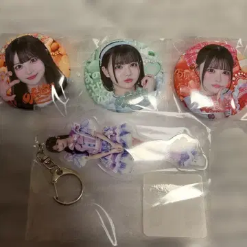 iLiFE! 리리 아이스 마무 미키 캔뱃지 아크릴 키링