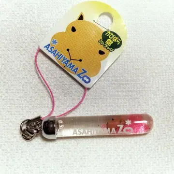 초레어 삿포로 동물원 카피바라관 스트랩 액체 참 키링 레트로