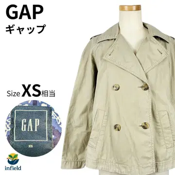 갭 GAP 트렌치코트 래글런 베이지 XS 봄 숏 고급