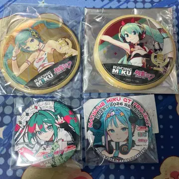 하츠네 미쿠 레이싱 미쿠 캔뱃지 세트