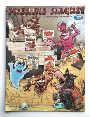 Freakie Magnet 5 시리얼 컬렉터 도서 몬스터 시리얼