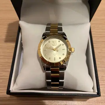 FC 바르셀로나 손목시계 골드/실버