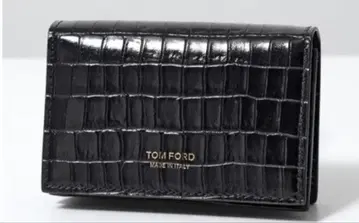 톰포드 TOMFORD 명함지갑 카드 케이스 크로커다일 블랙
