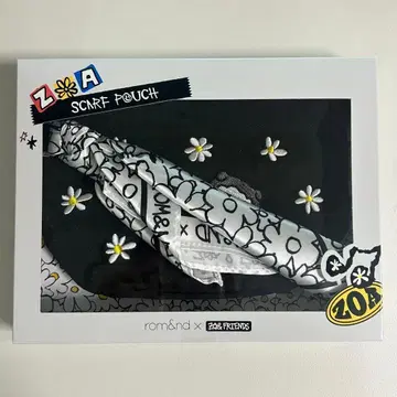 새상품 rom&nd ZO&FRIENDS ZOA 스카프 파우치 미개봉