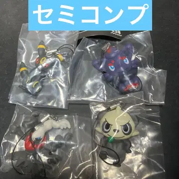 포켓몬스터 플랫 마스코트 Color:Black 총 4종 세미 컴프