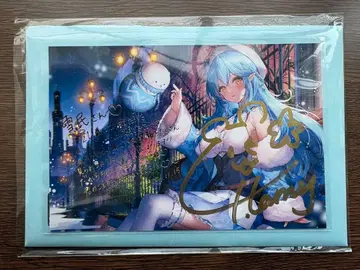 유키하나 라미 생일 기념 2021 친필 사인입