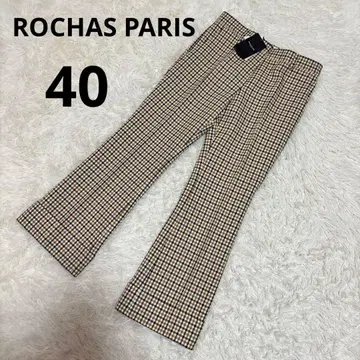 새상품 ROCHAS PARIS 체크 팬츠 40 이태리제