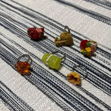 음식 가챠가챠 반지