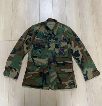 US AIRFORCE 공군 밀리터리 자켓 우드랜드 카모