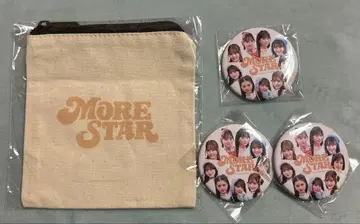 카와라보 MORE STAR 파우치 캔뱃지 3개 세트