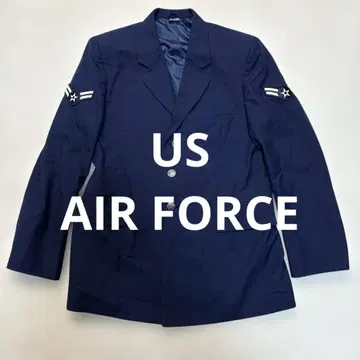 미국 공군 USAF 정장 미니멀 드레스 자켓 은색 버튼 네이비 블레이저
