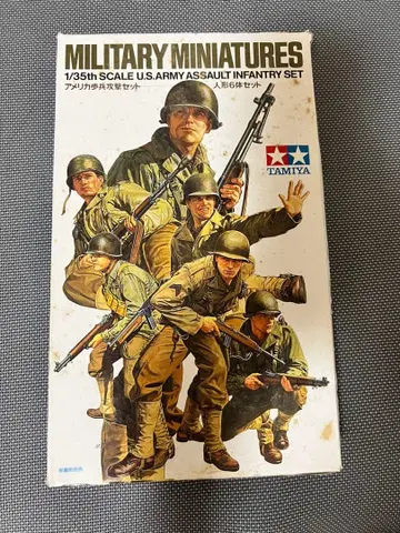 타미야 1/35 밀리터리 미니어처 U.S 컴뱃 크루 세트 인형 6체 세트