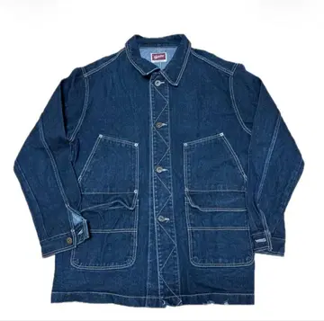 [ 다크 네이비 ] 데님 커버올