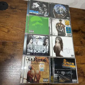 서양 POP CD 8장 묶음 판매 힙합 ADVISORY