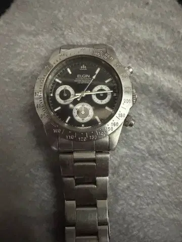 엘진 크로노그래프 남성용 손목시계