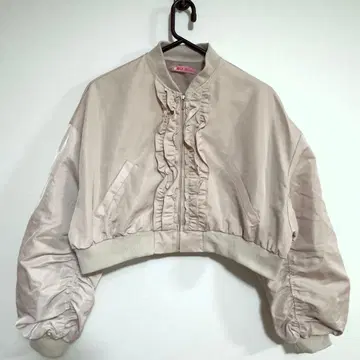 F i.n.t 프론트 프릴 숏 블루종 pink beige