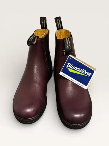 [ 미사용 새상품 ] BLUNDSTONE 사이드 고어 부츠 UK4 버건디