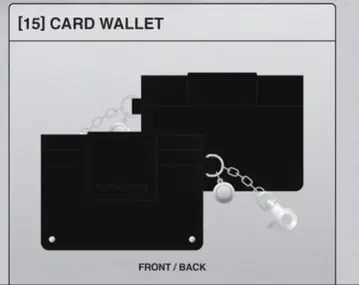 Gdragon 카드 지갑 블랙 FAM+ILY : FAMILY