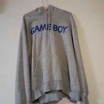 닌텐도 GAME BOY 그레이 후드티 XL