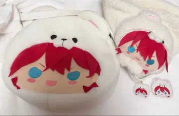 앙스타 중국 화이트 베어 고백 풍선 베어 백 베어 머플러 아마기 린네