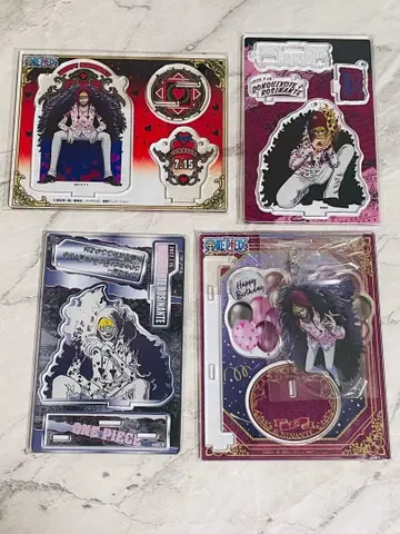 4점 코라손 로시난테 벌스데이 아크릴 스탠드 액세서리 스탠드