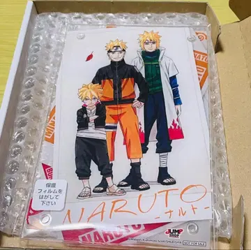 NARUTO 아크릴 플레이트 볼트 나미카제 미나토 점프샵 특전